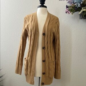Zesica Amazon Cable knit Button Down Cardigan.